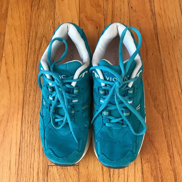 Vionic 23 Walk in Teal Suede Size 6 - Picture 1 of 8